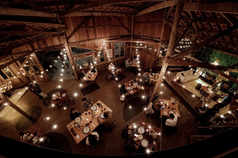 Jantar Dia dos Namorados- Villa Mandacaru - Itu-SP - Decoração Boho Industrial